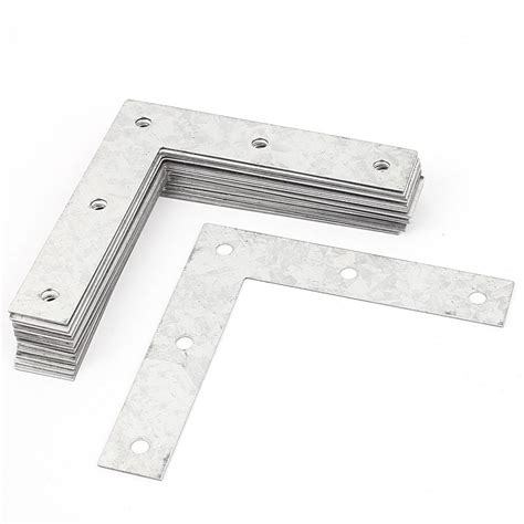 3 flat l shaped metal bracket|12 inch flat corner brace.